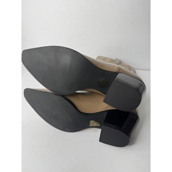 Free People Jeffrey Campbell Dagget Western Boots Leather Dark Taupe Size 8 NIB - Picture 5 of 6